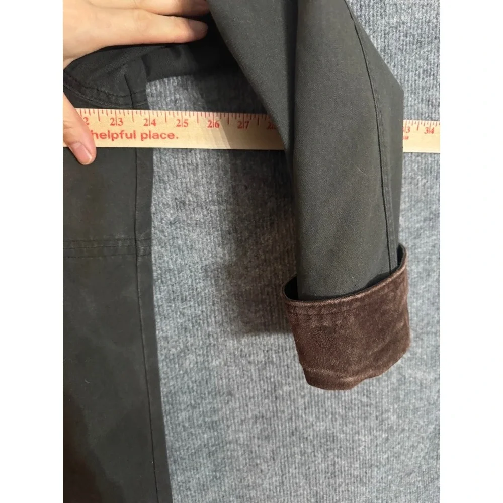 Vintage Long LL Bean Olive Jacket - Picture 14 of 16